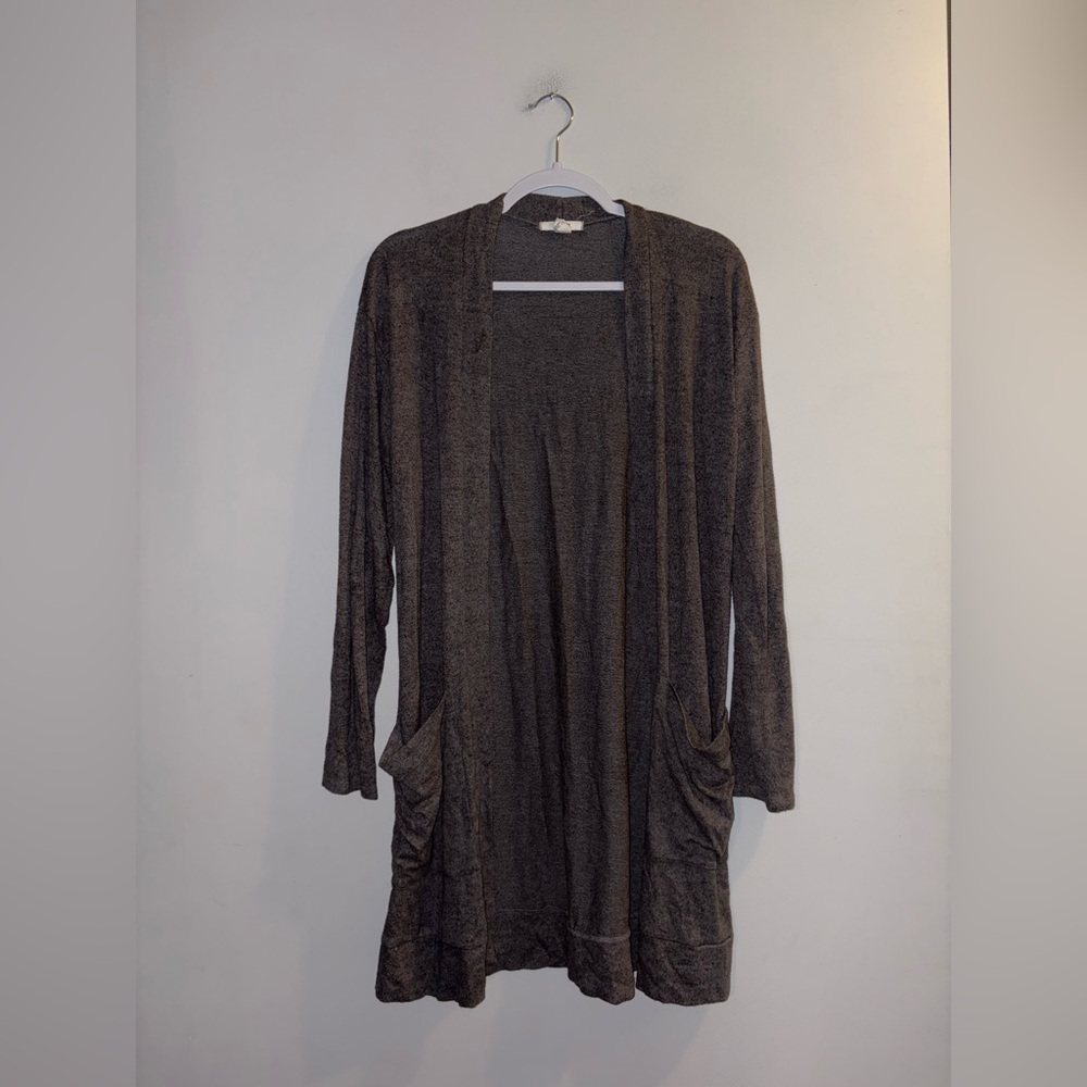 Cherish — Charcoal Cardigan